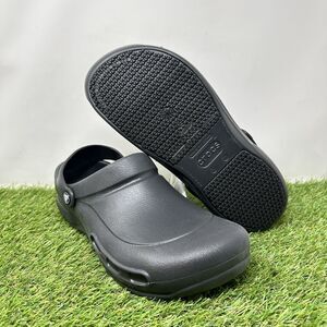 Crocs Slip Resistant Shoes - Bistro Clogs, Nurse Shoes, Work Shoes Size 11